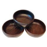 Beautiful Vintage Brazilian Wood Salad Set