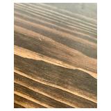 Vintage Ethan Allen Dark Wood Solid Lazy Susan