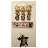 Adorable Wood Angel Decorative Wall Hangings