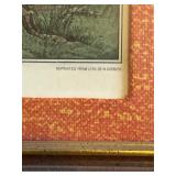 Beautiful Framed Print "Woodcock Shooting"