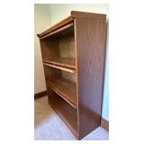 Vintage Three Section Barrister Cabinet / Bookcase