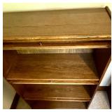 Vintage Three Section Barrister Cabinet / Bookcase