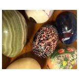 Stunning Eggs Made from Various Materials and Dainty Egg Trinket Box