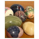 Stunning Eggs Made from Various Materials and Dainty Egg Trinket Box