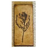 Lovely Ceramic Wall Art with Embossed Tree Design