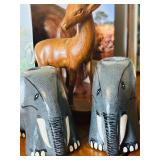 African Souvenir Treasures including Hand Carved Animals, Informational Books, Candle Holders and More!