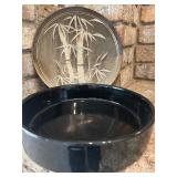 Collection of Pottery Including Ruby Red Vase, Kashan Turquoise Glazed pottery Bowl and More!