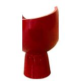 Collection of Pottery Including Ruby Red Vase, Kashan Turquoise Glazed pottery Bowl and More!