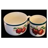 Apple Themed Kitchenware by "Totally Today" Casuals China Pearl