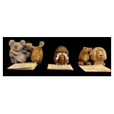Five Artisonia Rinconada Animal Figurines