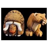 Five Artisonia Rinconada Animal Figurines