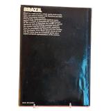 Brazilian Decor including Book, Hand Carved Brazilian Nut Pot Rattle, Peruvian Gourd and Cuban Folk-art Figurine Depicting a Coffee Worker