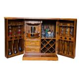 Absolutely Stunning Vintage Bar Cabinet (Mini Bar)