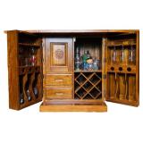 Absolutely Stunning Vintage Bar Cabinet (Mini Bar)