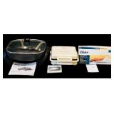 Kitchenware including Black and Decker Electric Skillet, Toastmaster Waffle Baker and Oster Electric Carving Knife
