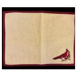 Beautiful Vintage "Book" Box with Cardinal and Porcelain by Phyd Angel