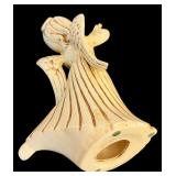 Beautiful Vintage "Book" Box with Cardinal and Porcelain by Phyd Angel