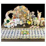 Adorable Easter Bunnies and Additional Decor