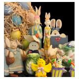 Adorable Easter Bunnies and Additional Decor