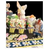 Adorable Easter Bunnies and Additional Decor