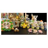 Adorable Easter Bunnies and Additional Decor