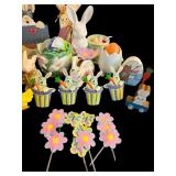 Adorable Easter Bunnies and Additional Decor