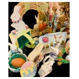 Adorable Easter Bunnies and Additional Decor