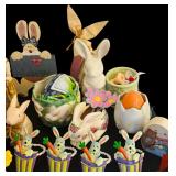 Adorable Easter Bunnies and Additional Decor