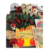 Large Variety of Decorative Apple Themed Items