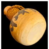 Vintage Gorgeous Sake Jar with Pouring Spout Plus Small Bowl