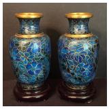 Beautiful Cloisonné Ware Vases