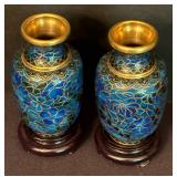 Beautiful Cloisonné Ware Vases