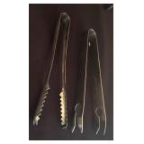 Vintage Hoya Mikasa Frostfire Ice Bucket with Tongs