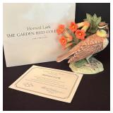 Lenox Garden Bird Collection Horned Lark Figurine