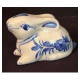 Five Adorable Bunny Figurines