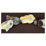 Five Adorable Bunny Figurines