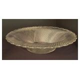 Pair of Vintage Stunning Swirled Glass Bowls