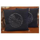 Pair of Vintage Japanese Wedding Pillows