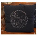 Pair of Vintage Japanese Wedding Pillows