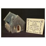 The Church of the Good Shepherd South Island, New Zealand Figurine by Geoff Brookes Designs