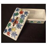 Four Pretty Porcelain Trinket Boxes by Hummel, Enesco and More!