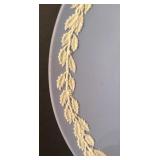 Wedgwood Jasperware Christmas 1969 and 1970 Plates with Candle Holders