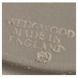 Wedgwood Jasperware Christmas 1969 and 1970 Plates with Candle Holders