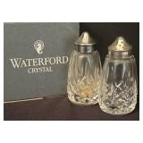 Elegant Waterford Crystal Lismore Salt and Pepper Shakers