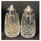 Elegant Waterford Crystal Lismore Salt and Pepper Shakers