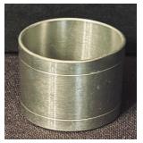 Eight Selangor Pewter Napkin Rings