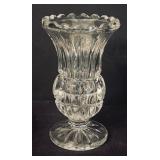 Crystal and Clear Glass Covered Candy Dish, Vase and Dish
