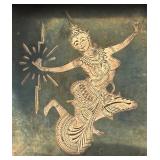 Siam Niello Sterling Silver Brooch