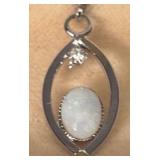 Stunning Australian Opal Clip on Earrings