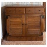 Vintage Ethan Allen Baumritter Heirloom Maple and Birch Cabinet